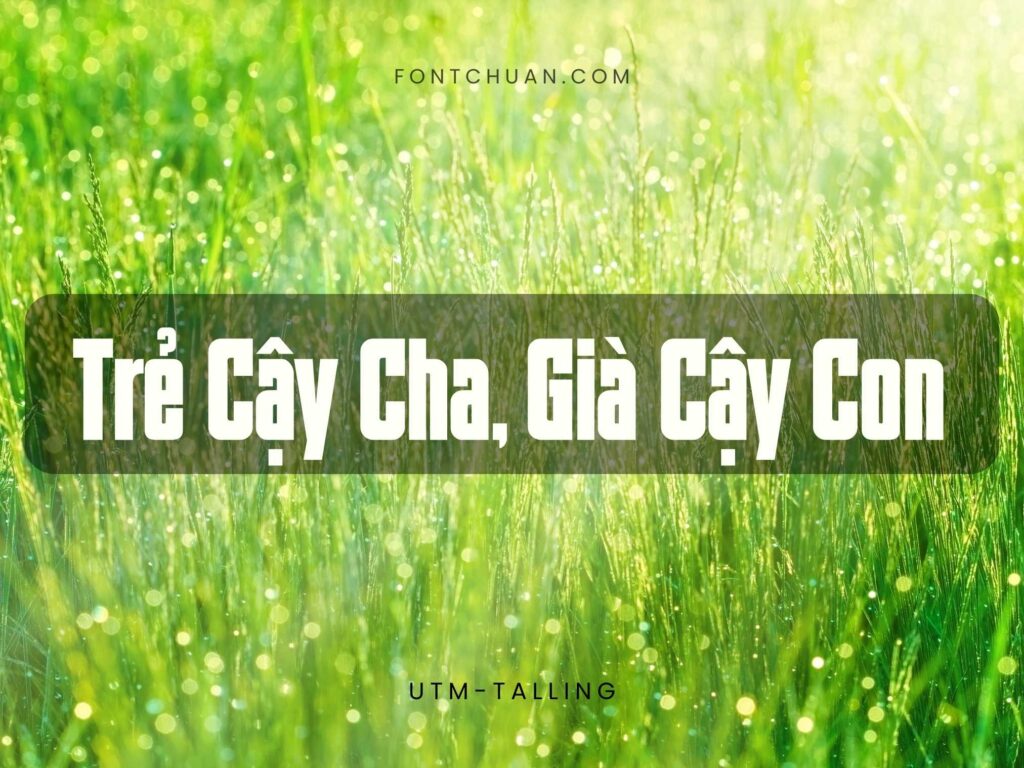 Font UTM Talling Trọn Bộ Việt Hóa
