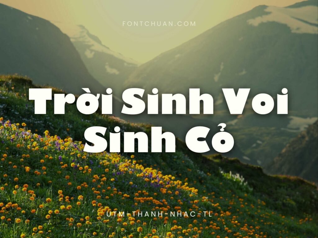 Font UTM Thanh Nhac Tl Việt Hóa