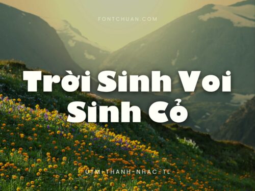 Font UTM Thanh Nhac Tl Việt Hóa