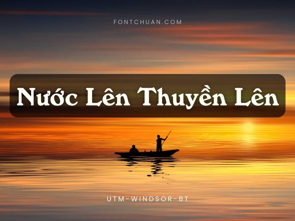 Font UTM Windsor Bt Việt Hóa