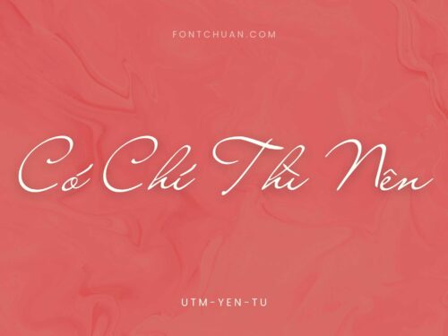 Font UTM Yen Tu Việt Hóa