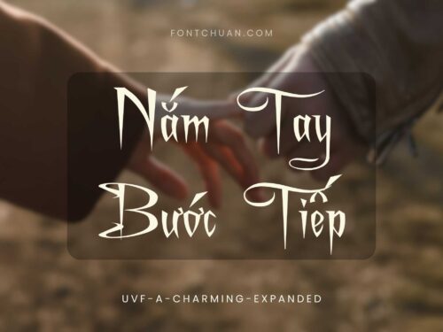 Font UVF A Charming Việt Hóa