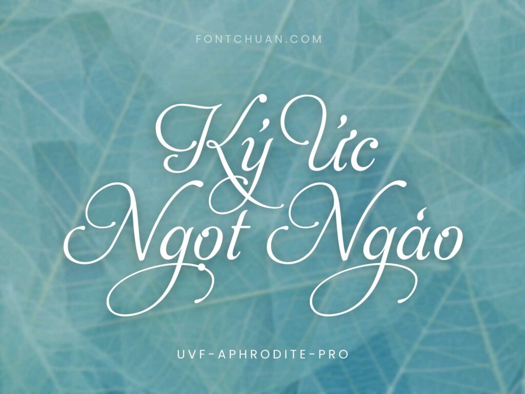 Font UVF Aphrodite Pro Việt Hóa
