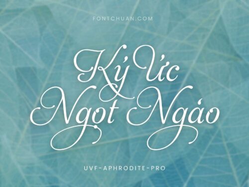 Font UVF Aphrodite Pro Việt Hóa
