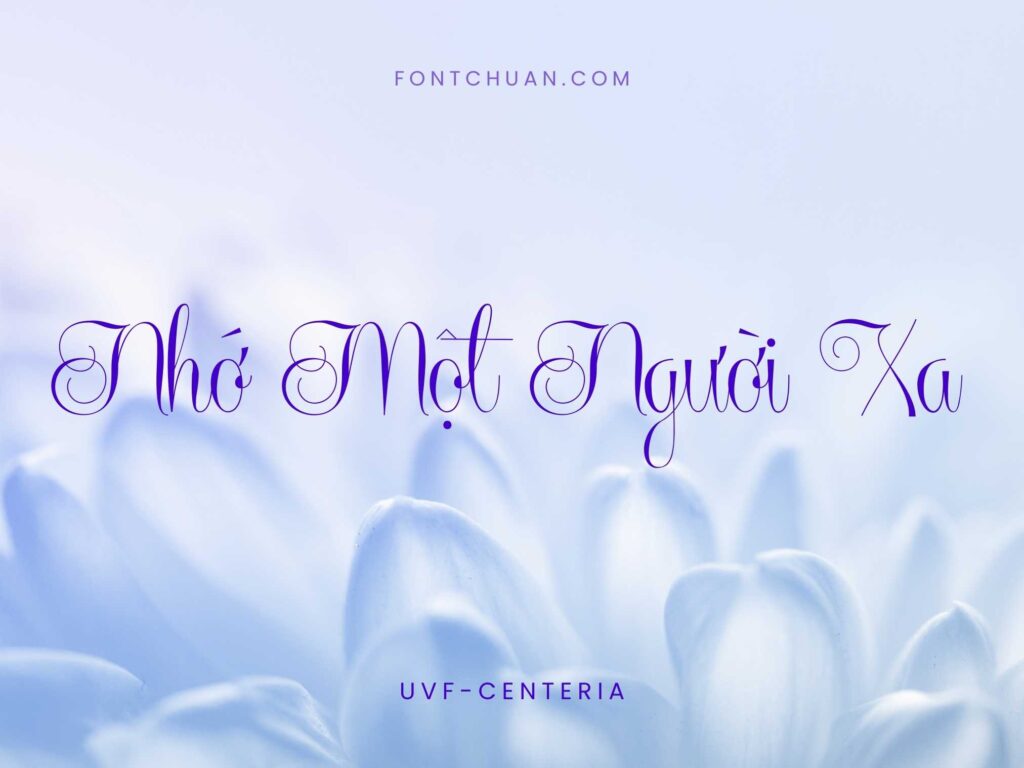 Font UVF Centeria Việt Hóa