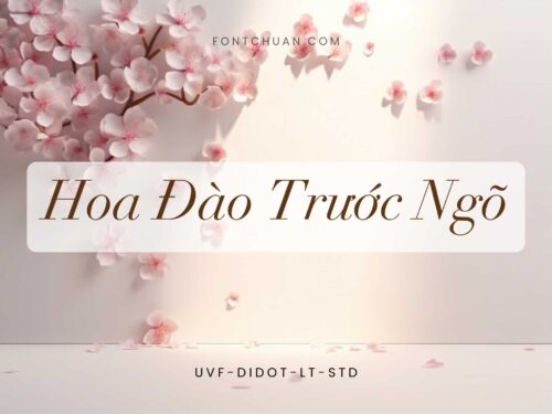 Font UVF Didot Lt Std Italic Việt Hóa