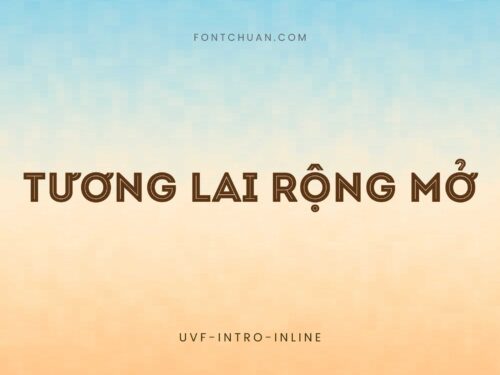 Font Intro Inline Việt Hóa