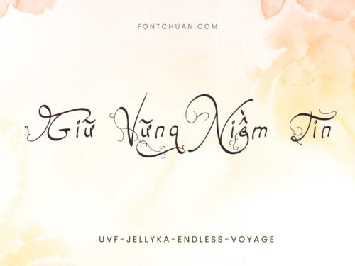 Font UVF Jellyka Endless Voyage Việt Hóa