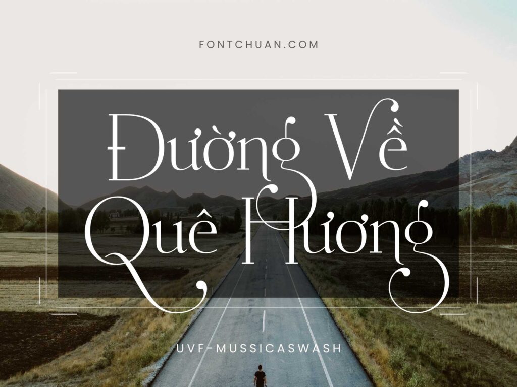 Font UVF Mussica Swash Việt Hóa