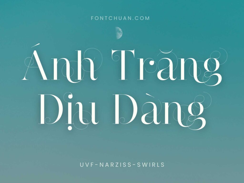 Font UVF Narzissswirls Việt Hóa