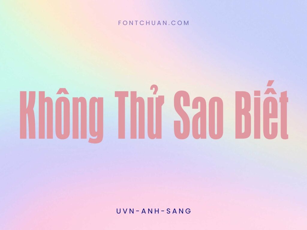 Font UVN Anh Sang Việt Hóa