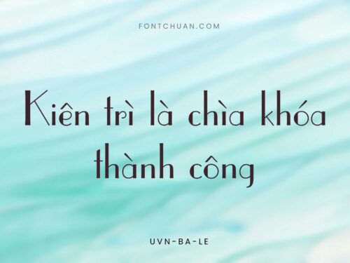Font UVN Bale Việt Hóa