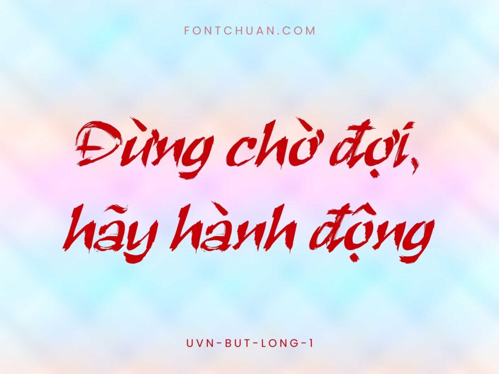 Font UVN But Long 1 Việt Hóa