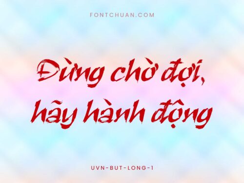 Font UVN But Long 1 Việt Hóa
