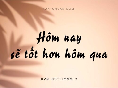 Font UVN But Long 2 Việt Hóa