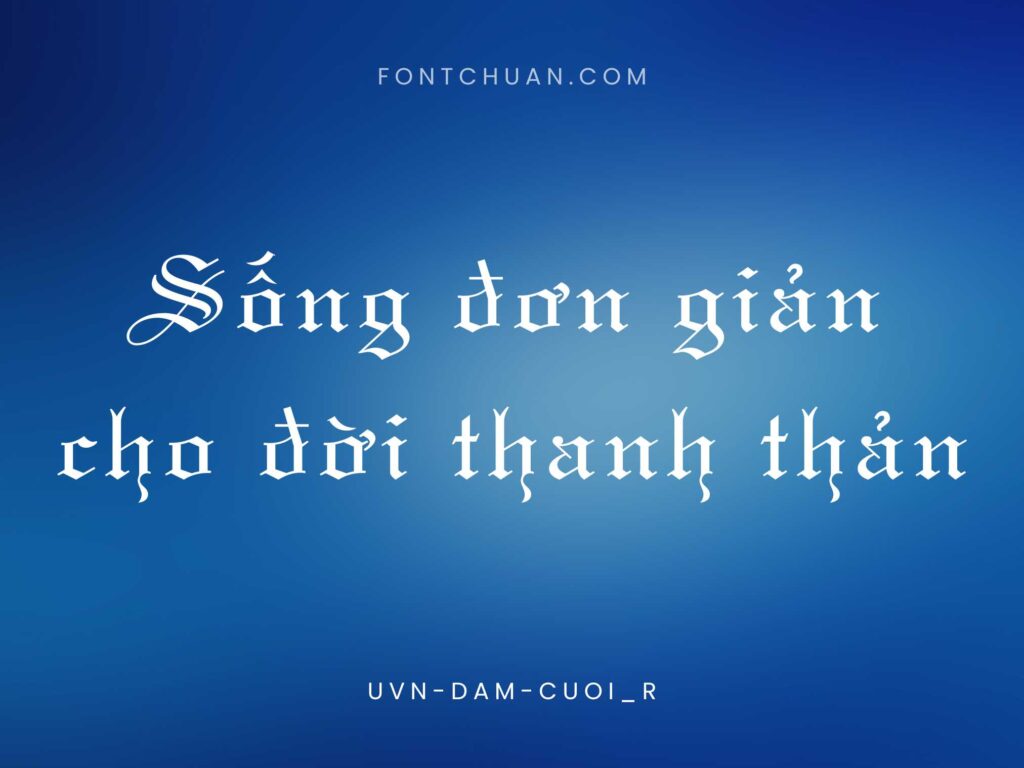 Font UVN Dam Cuoi Việt Hóa