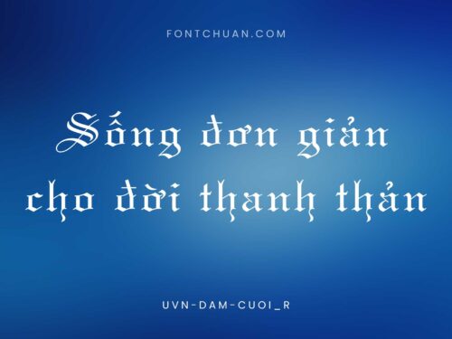Font UVN Dam Cuoi Việt Hóa