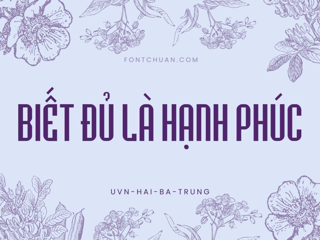 Font UVN Hai Ba Trung Việt Hóa