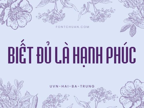 Font UVN Hai Ba Trung Việt Hóa