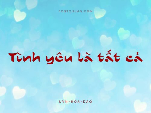 Font UVN Hoa Dao Việt Hóa