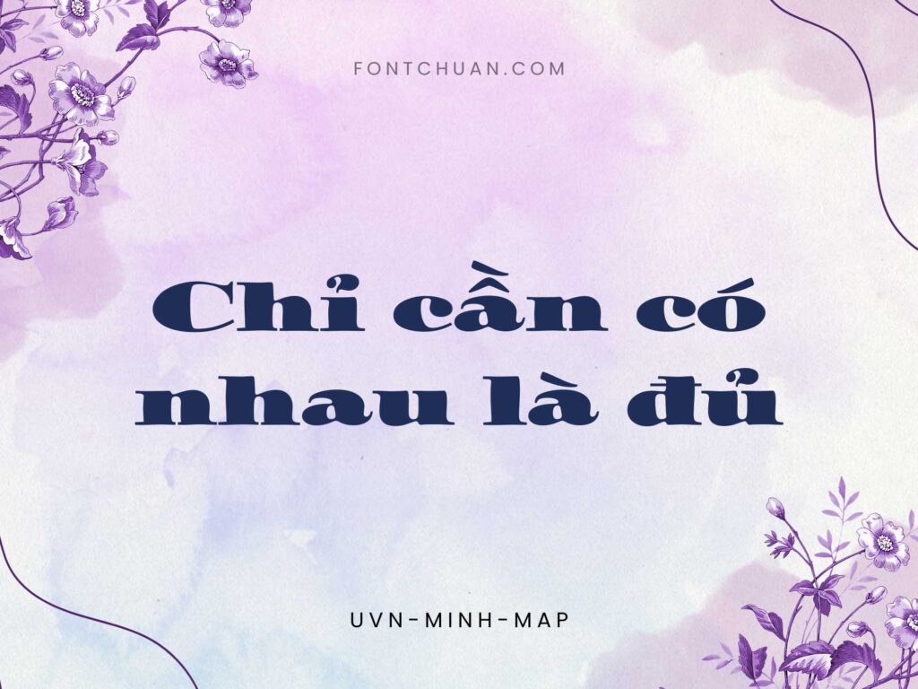 Font UVN Minh Map Việt Hóa