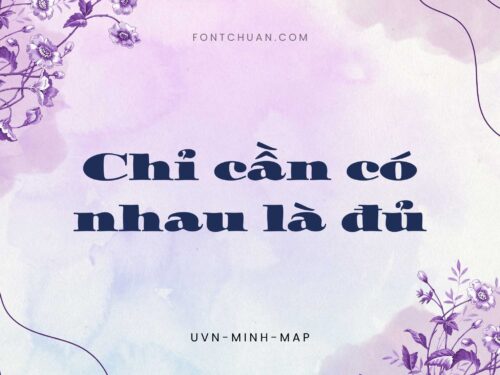 Font UVN Minh Map Việt Hóa