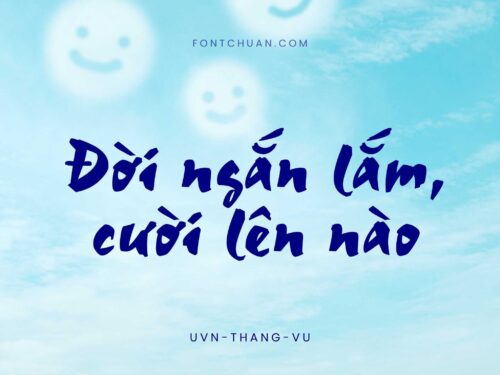 Font UVN Thang Vu Việt Hóa