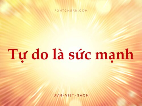 Font UVN Viet Sach Việt Hóa