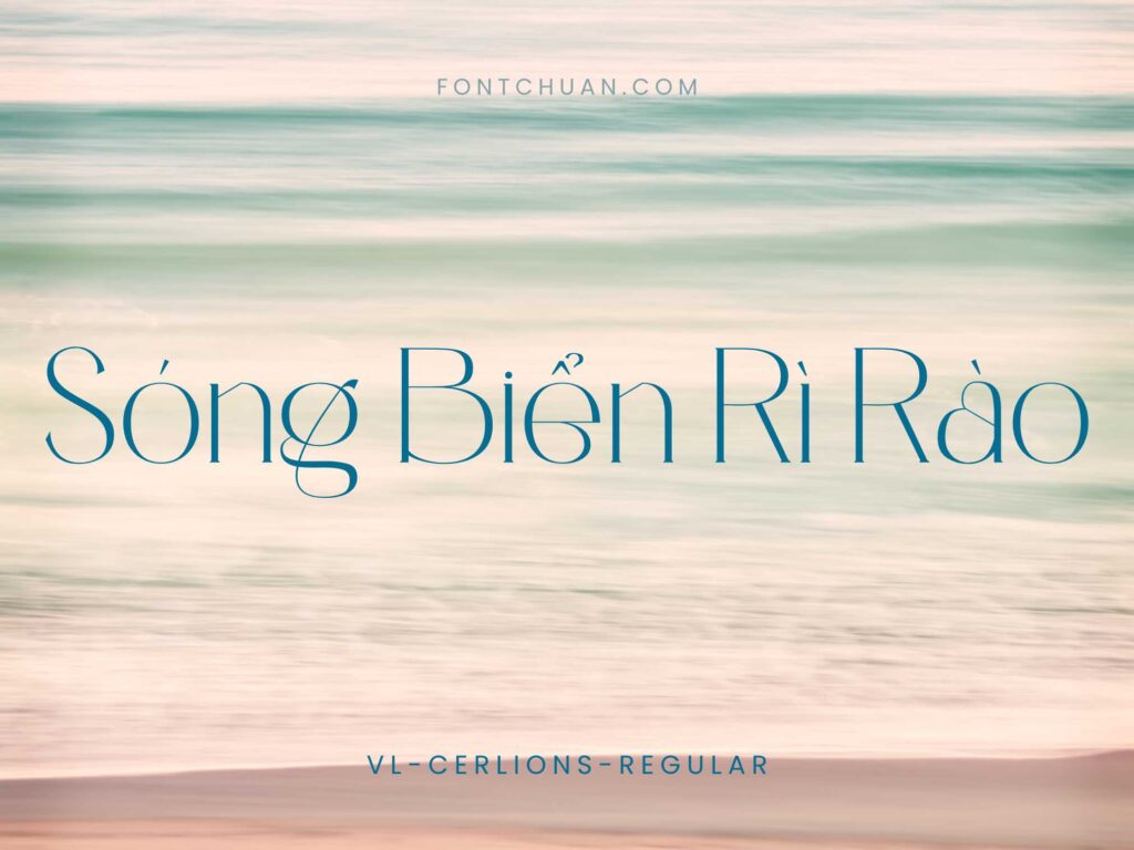 Font VL Cerlions Việt Hóa