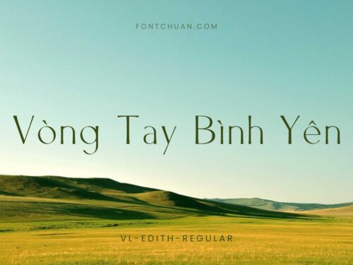Font VL Edith San Việt Hóa