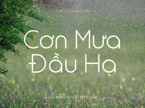 Font VL Modulus Medium Việt Hóa