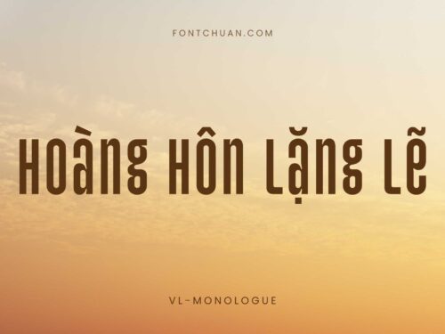 Font VL Monologue Việt Hóa