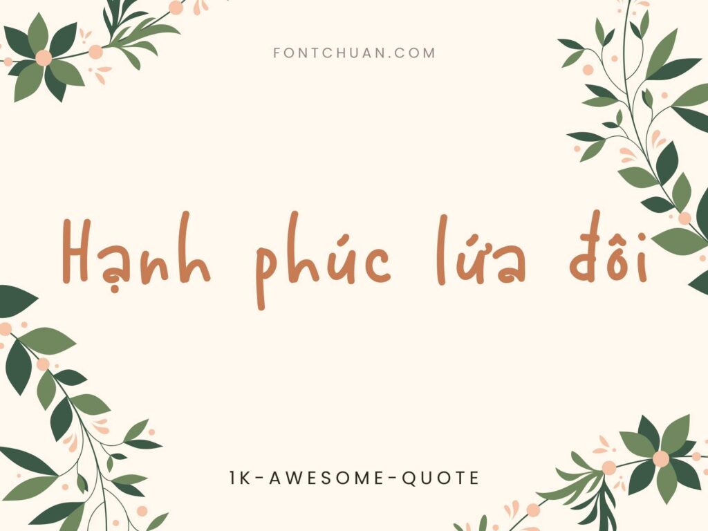 Font 1K Awesome Quote Việt Hóa