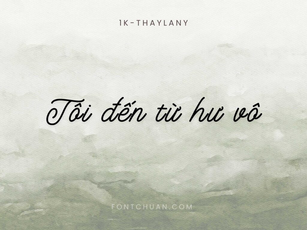 Font 1K Thaylany Việt Hóa