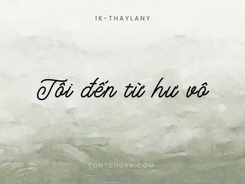 Font 1K Thaylany Việt Hóa
