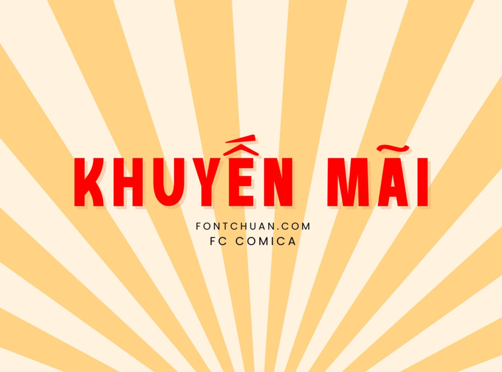 Font FC Comica Việt Hóa