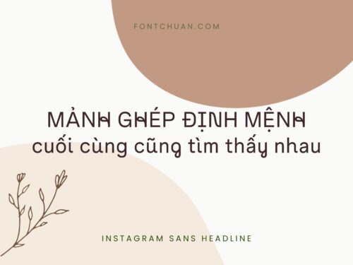 Font Instagram Sans Ui Trọn Bộ (Headline)