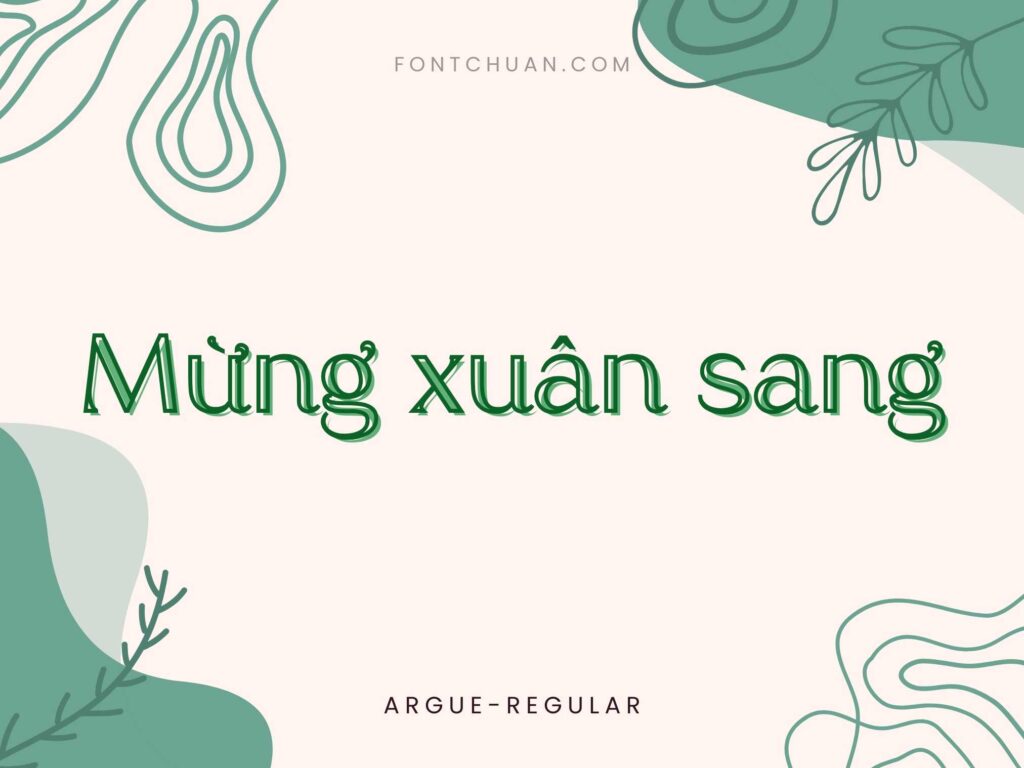 Font Argue Việt Hóa