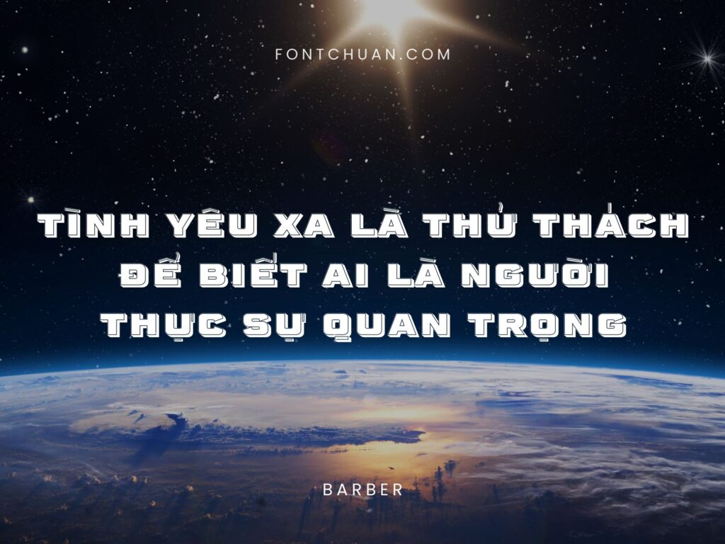 Font  Barber Trọn Bộ Font Tiếng Việt