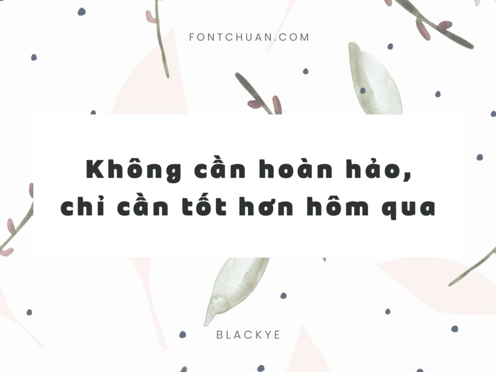 Font  Blackye Font Tiếng Việt