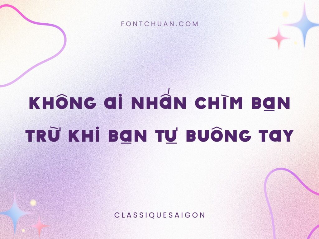 Font Classique Saigon Typeface Việt Hóa
