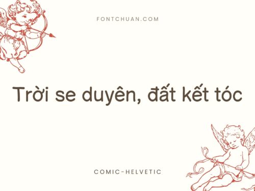Font Comic Helvetic+ Việt Hóa