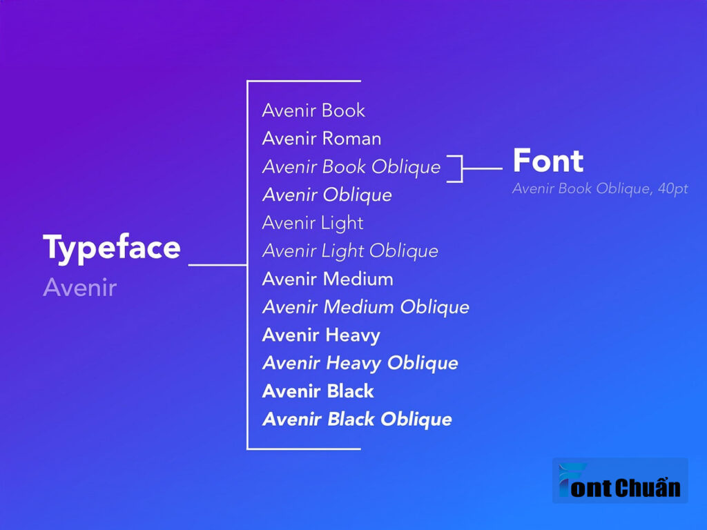 Typeface (Kiểu chữ) – Bản thiết kế tổng thể