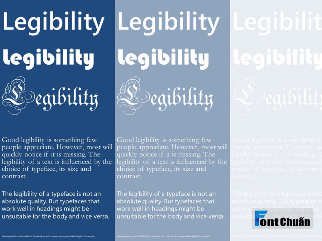 Lựa chọn và Ứng dụng Font chữ tối ưu nhất