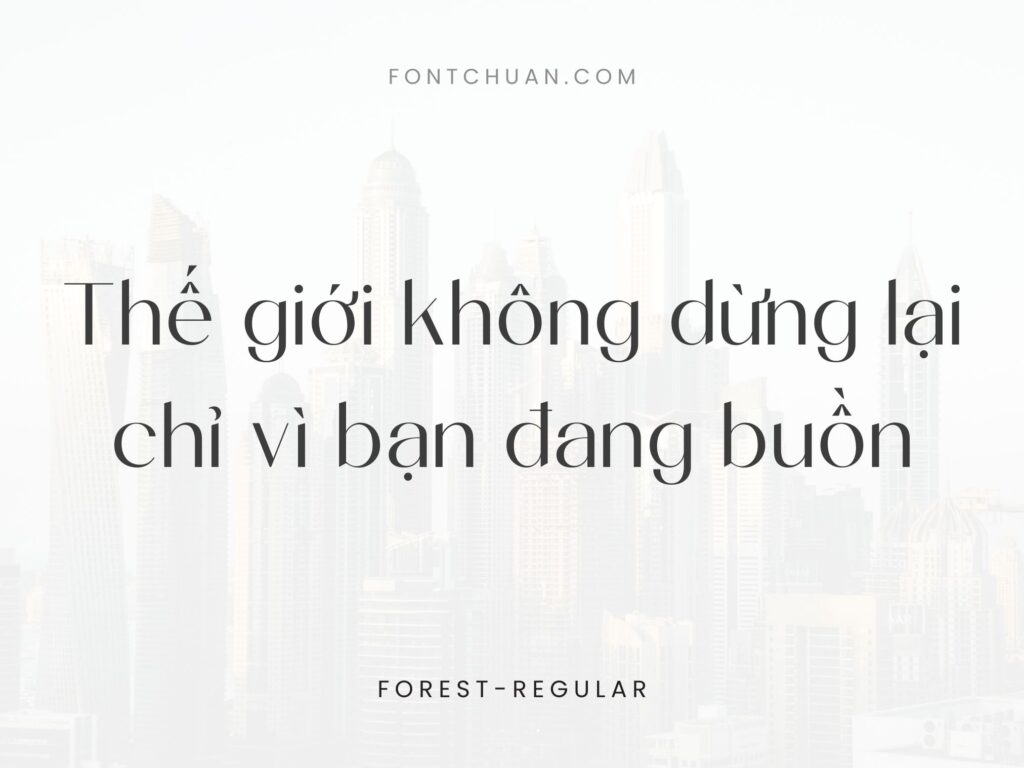 Font Forest Việt Hóa