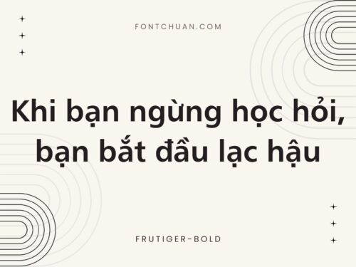 Font Frutiger Bold Việt Hóa