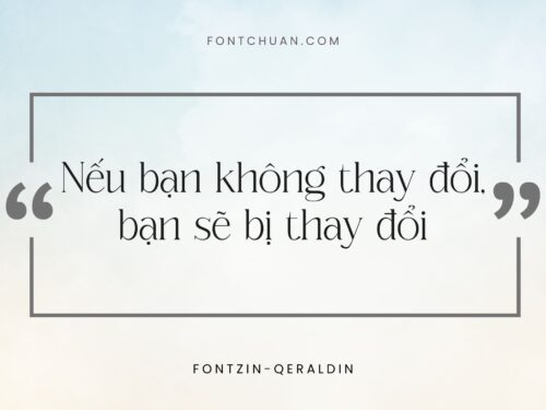 Font Fz-Qeraldin Việt Hóa