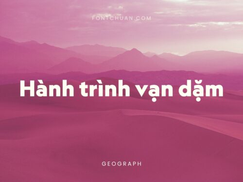 Font Geography Việt Hóa