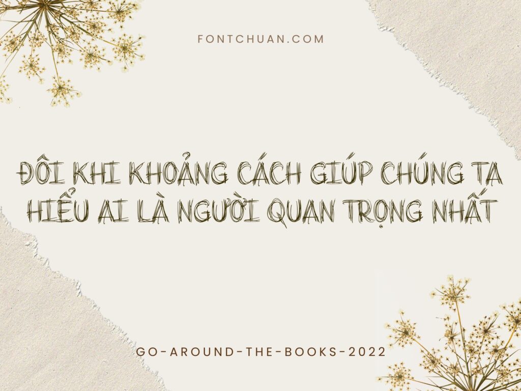 Font Go Around The Books 2022 Font Tiếng Việt