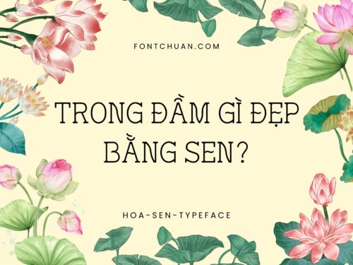 Font  Hoa Sen Typeface Font Tiếng Việt